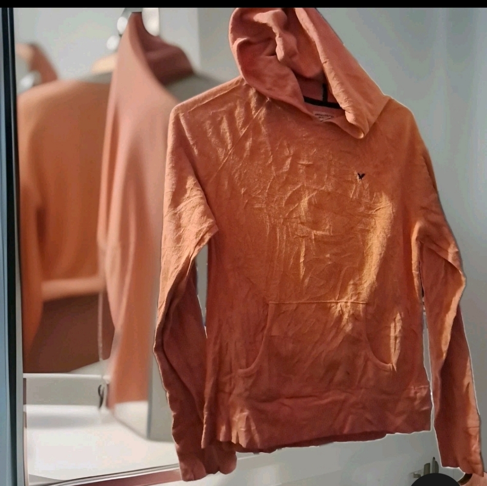 American Eagle Outfitters Orange Hoodie